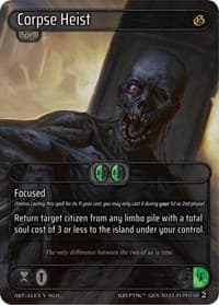 Corpse Heist - Genesis [Wave 2] - Kryptik TCG card