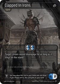 Clapped In Irons - Genesis [Wave 2] - Kryptik TCG card