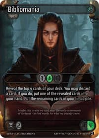 Bibliomania - Genesis [Wave 2] - Kryptik TCG card