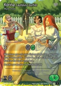 Korina, Cautious Courtier - Wicked Prophecy [Wave 1] - Kryptik TCG card