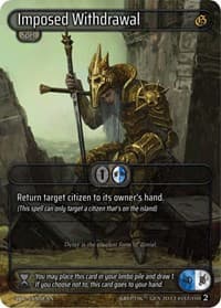 Imposed Withdrawal - Genesis [Wave 2] - Kryptik TCG card