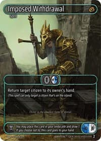 Imposed Withdrawal (Box Topper) - Genesis [Wave 2] - Kryptik TCG card