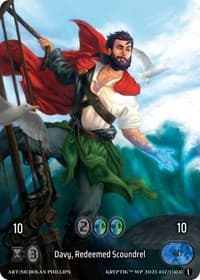 Davy, Redeemed Scoundrel (Box Topper) - Wicked Prophecy [Wave 1] - Kryptik TCG card