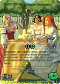 Korina, Cautious Courtier (Silver Kryptik Language) - Wicked Prophecy [Wave 1] - Kryptik TCG card