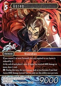 Auron - Dawn of Heroes - Final Fantasy TCG card