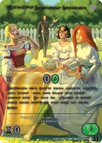 Korina, Cautious Courtier (Purple Kryptik Language) - Wicked Prophecy [Wave 1] - Kryptik TCG card