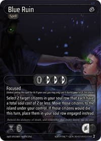 Blue Ruin - Genesis [Wave 2] - Kryptik TCG card