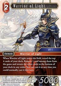 Warrior of Light - Dawn of Heroes - Final Fantasy TCG card