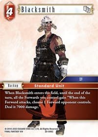 Blacksmith - Dawn of Heroes - Final Fantasy TCG card