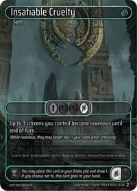 Insatiable Cruelty (Box Topper) - Genesis [Wave 2] - Kryptik TCG card