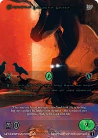 Aurora, Curious Shade (Green Kryptik Language) - Wicked Prophecy [Wave 1] - Kryptik TCG card