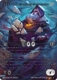 Adriel, Archaic Aspirant (Silver Kryptik Language) - Wicked Prophecy [Wave 1] - Kryptik TCG card