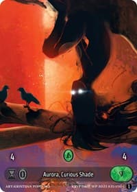 Aurora, Curious Shade (Box Topper) - Wicked Prophecy [Wave 1] - Kryptik TCG card