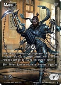 Manute - Wicked Prophecy [Wave 1] - Kryptik TCG card
