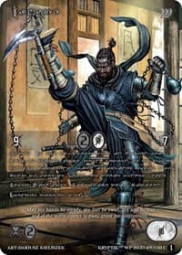 Manute (Silver Kryptik Language) - Wicked Prophecy [Wave 1] - Kryptik TCG card