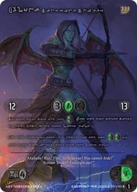 Alona, Sanguine Sniper (Silver Kryptik Language) - Wicked Prophecy [Wave 1] - Kryptik TCG card