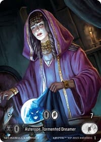 Asterope, Tormented Dreamer (Box Topper) - Wicked Prophecy [Wave 1] - Kryptik TCG card
