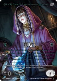 Asterope, Tormented Dreamer (Green Kryptik Language) - Wicked Prophecy [Wave 1] - Kryptik TCG card