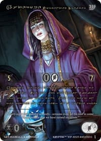 Asterope, Tormented Dreamer (Gold Kryptik Language) - Wicked Prophecy [Wave 1] - Kryptik TCG card