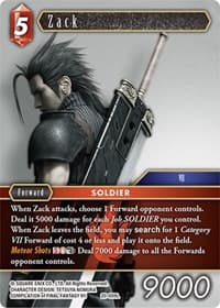 Zack - Dawn of Heroes - Final Fantasy TCG card