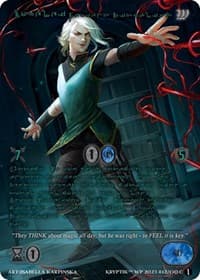 Lorelei, Fervent Ritualist (Green Kryptik Language) - Wicked Prophecy [Wave 1] - Kryptik TCG card