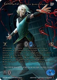 Lorelei, Fervent Ritualist (Gold Kryptik Language) - Wicked Prophecy [Wave 1] - Kryptik TCG card