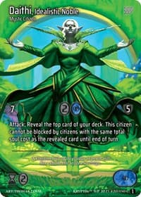 Daithi, Idealistic Noble - Wicked Prophecy [Wave 1] - Kryptik TCG card