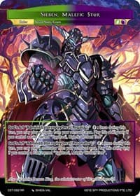 Sieben, Malefic $t@r - Clash of the Star Trees - Force of Will card