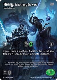 Henry, Repository Steward - Wicked Prophecy [Wave 1] - Kryptik TCG card