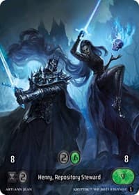Henry, Repository Steward (Box Topper) - Wicked Prophecy [Wave 1] - Kryptik TCG card