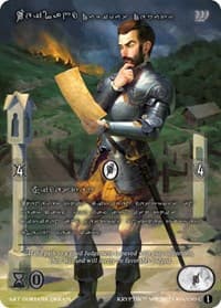 Weiland, Dubious Deputy (Silver Kryptik Language) - Wicked Prophecy [Wave 1] - Kryptik TCG card