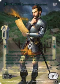 Weiland, Dubious Deputy (Green Kryptik Language) - Wicked Prophecy [Wave 1] - Kryptik TCG card