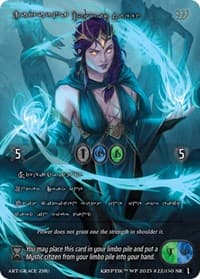 Juturna, Mystic Queen (Silver Kryptik Language) - Wicked Prophecy [Wave 1] - Kryptik TCG card