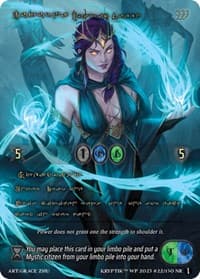 Juturna, Mystic Queen (Gold Kryptik Language) - Wicked Prophecy [Wave 1] - Kryptik TCG card