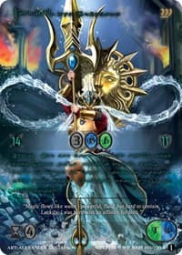 Muriel, the Archmage (Green Kryptik Language) - Wicked Prophecy [Wave 1] - Kryptik TCG card