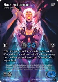 Roza, Soul Unbound - Wicked Prophecy [Wave 1] - Kryptik TCG card