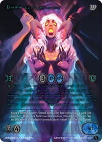 Roza, Soul Unbound (Green Kryptik Language) - Wicked Prophecy [Wave 1] - Kryptik TCG card