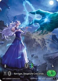 Kerrigan, Desperate Crescendo (Box Topper) - Wicked Prophecy [Wave 1] - Kryptik TCG card