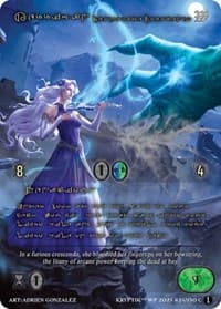 Kerrigan, Desperate Crescendo (Gold Kryptik Language) - Wicked Prophecy [Wave 1] - Kryptik TCG card