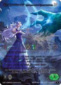Kerrigan, Desperate Crescendo (Purple Kryptik Language) - Wicked Prophecy [Wave 1] - Kryptik TCG card