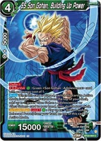 SS Son Gohan, Building Up Power - Critical Blow - Dragon Ball Super: Masters card