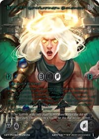 Dagon, Unrelenting Ambition (Green Kryptik Language) - Wicked Prophecy [Wave 1] - Kryptik TCG card