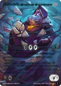 Adriel, Archaic Aspirant (Green Kryptik Language) - Wicked Prophecy [Wave 1] - Kryptik TCG card