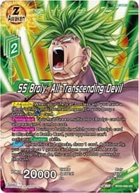 SS Broly, All-Transcending Devil - Critical Blow - Dragon Ball Super: Masters card