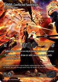Fionn, Conflicted Sovereign - Wicked Prophecy [Wave 1] - Kryptik TCG card