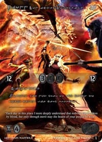 Fionn, Conflicted Sovereign (Silver Kryptik Language) - Wicked Prophecy [Wave 1] - Kryptik TCG card