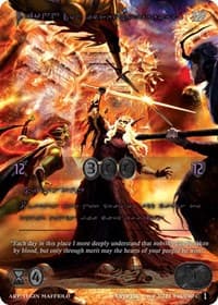 Fionn, Conflicted Sovereign (Purple Kryptik Language) - Wicked Prophecy [Wave 1] - Kryptik TCG card