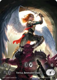 Ferrica, Benevolent Blade (Box Topper) - Wicked Prophecy [Wave 1] - Kryptik TCG card