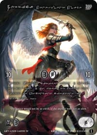 Ferrica, Benevolent Blade (Silver Kryptik Language) - Wicked Prophecy [Wave 1] - Kryptik TCG card