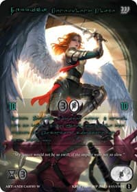 Ferrica, Benevolent Blade (Green Kryptik Language) - Wicked Prophecy [Wave 1] - Kryptik TCG card